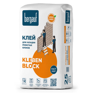 Bergauf  Kleben Block клей для укладки ячеистых блоков 