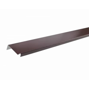 Планка примыкания полиэстр RAL 8017 коричневая 2м (в упак 10 штук)