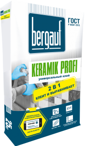 Клей для плитки влагостойкий Bergauf-Keramik 