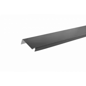 Планка примыкания полиэстр RAL 7024 темно-серая 2м (в упак 10 штук)