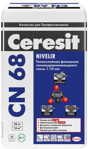 CERESIT CN 6825 наливной самовыравнивающий пол для внутренних работ